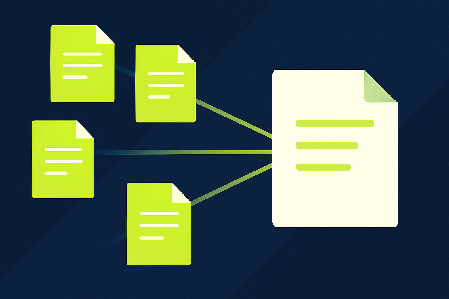 Conflicting contract versions converging into one source